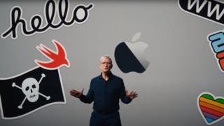 Tim Cook es visto en un contexto