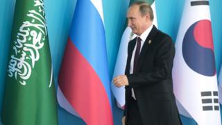 トルコで開かれたG20に到着したロシアのプーチン大統領
