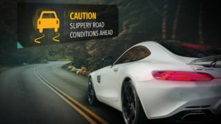 car and hazard