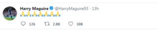 Harry Maguire tweets praying hand emojis in response to helicopter crash at Leicester City