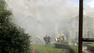 Milltown manor house fire