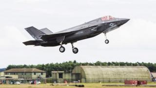F35B на авиасалоне в Фарнборо