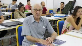 Carlos Augusto Manço em aula