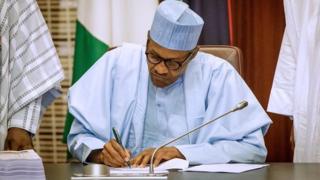 Aworan aarẹ Buhari