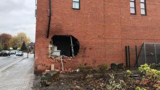 damaged wall