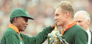 Nelson Mandela na Francois Pienaar