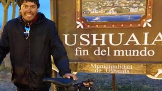 Carlos Santamaría en Usuahia