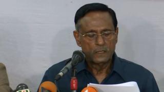 নতুন 'মঞ্চ' গঠনের ঘোষণা দিচ্ছেন এলডিপি নেতা অলি আহমেদ