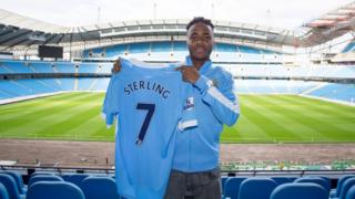 Sterling joined Manchester City for a fee of £50 million