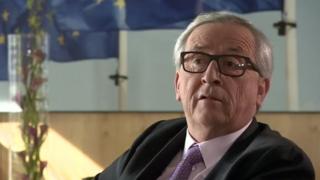 Avrupa Komisyonu Başkanı Jean-Claude Juncker, BBC'nin Avrupa editörü Katya Adler'e konuştu.