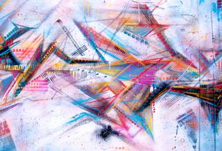 Aerosol art by Keith Hopewell - aka Part2ism (detail)