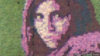 Reflected display image