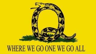 Picture of a snake in the shape of a letter Q and the slogan 