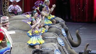 Ringling Bros and Barnum and Bailey Circus in Providence, Rhode Island, 1 May 2016