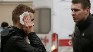 Пострадавший у метро "Сенная площадь"