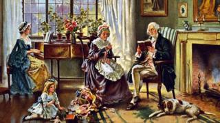 George Washington en familia