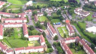 Aerial view of Glenkirk Drive