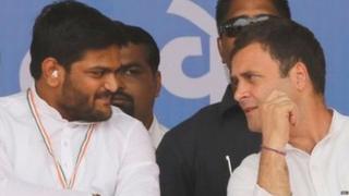 હાર્દિક પટેલ અને રાહુલ ગાંધી