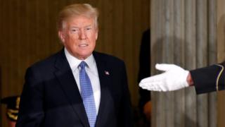الرئيس الأمريكي دونالد ترامب