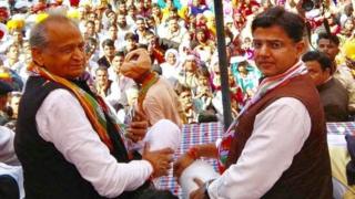અશોક ગેહલોત અને સચીન પાયલટ