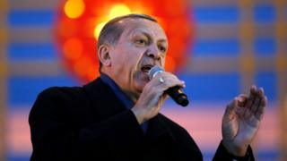 الرئيس التركي رجب طيب إردوغان