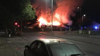 Nitshill Road fire