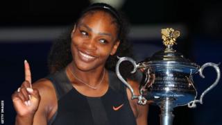 Serena Williams yatsinze igikombe ca 23 ca Grand Slam muri Australian Open, haheze iminsi ibiri amenye ko yibungenze