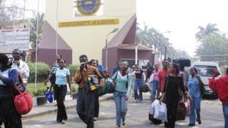 Wasu daliban jami'ar Lagos