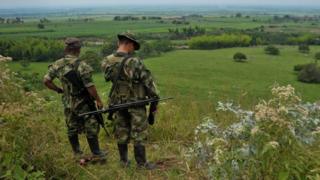 Combatientes de las Farc en una foto de archivo de 2013