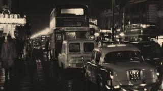 Traffic On The Headrow, Leeds, 1950s, courtesy of Bianca Wallis-Salmon
