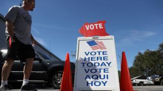 Early voting sign