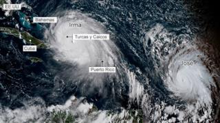 Irma y José el 7 de septiembre