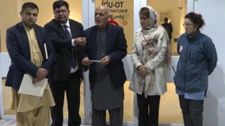 غنی در شفاخانه ایمرجنسی