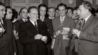 Tito i Ranković u poseti Vinči