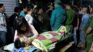 Anh Phạm Đăng Toàn chết đêm 2/1 (ảnh cắt từ clip)