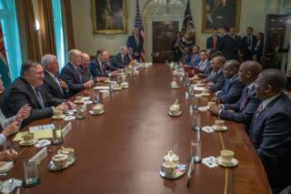 Kenyatta na Trump