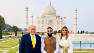 नितिन सिंह के साथ ट्रंप