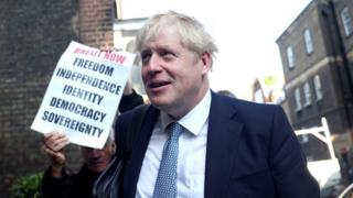 Boris Johnson, líder del Partido Conservador