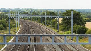 Gantries near Goring Gap