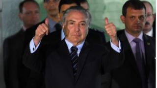 Presidente de Brasil, Michel Temer.