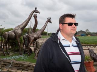 Mathew, at The Rockery Centre in Sandy, Bedfordshire