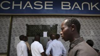 Outside Chase Bank