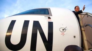 Umunyamabanga mukuru wa ONU, Ban Kim, mu rugendo aherukamwo mu Burundi