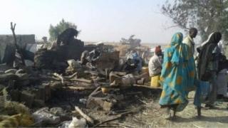 Mutum fiye da 200 ne suka mutu a harin bam din da jiragen sojoji suka kai bisa kuskure a jihar Borno da ke Najeriya