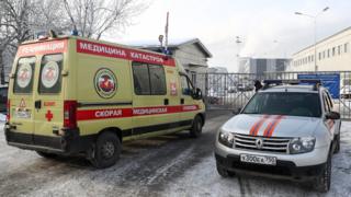 Россия "Тез тиббий ёрдам" машиналари