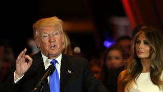 Donald Trump avugana n'abamushyigikiye muri Indiana
