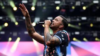 Australian singer Guy Sebastian performs during the Fire Fight Australia bushfire relief concert