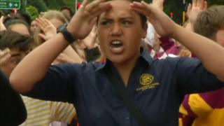 Haka en Nueva Zelanda