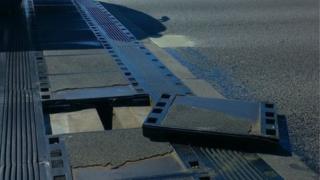 Damage to the Thelwall Viaduct