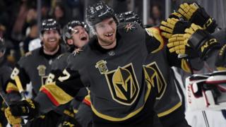 Jugadores de los Golden Knights de Las Vegas